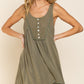 Perfect Flowy Fit Thermal Knit Paneled Tank Top