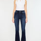 High Rise Wide Waistband Skinny Bootcut