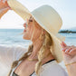 Scallop Edge Bow Accent Sunhat