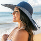 Scallop Edge Bow Accent Sunhat