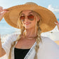 Scallop Edge Bow Accent Sunhat