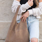 Soft Knit Hobo Bag