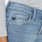 Mid Rise Capri Jean Pants