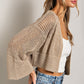 Eyelet Knit Cardigan