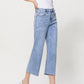 Super High Rise Crop Wide Leg Jeans