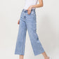 Super High Rise Crop Wide Leg Jeans