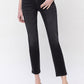 Mid Rise Ankle Slim Straight Jeans