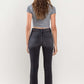 High Rise Stretch Distressed Crop Slim Straight