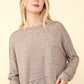 NT11330-Oversized Casual Knit Top