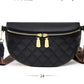 Myra Quilted Leather Crescent Sling Bag