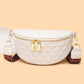 Myra Quilted Leather Crescent Sling Bag