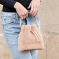 Elle Convertible Plush Top Handle Crossbody