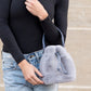 Elle Convertible Plush Top Handle Crossbody