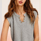 Slouchy Cropped Extended Sleeve Sweater Top