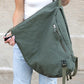 Kai Asymmetric Canvas Backpack