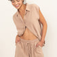 DZ24C374-SET-LINEN SHIRT AND SHORTS SET