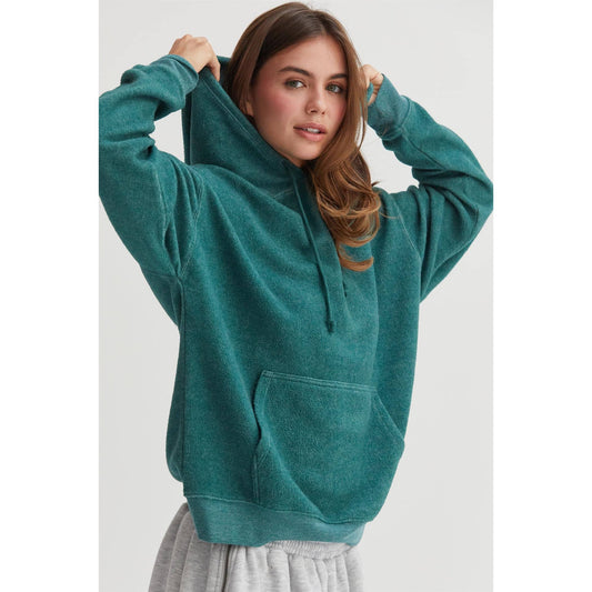 DZ25A071-Brushed Oversized Hoodie