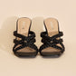 KELLAN-S Double Cross Braided Heels