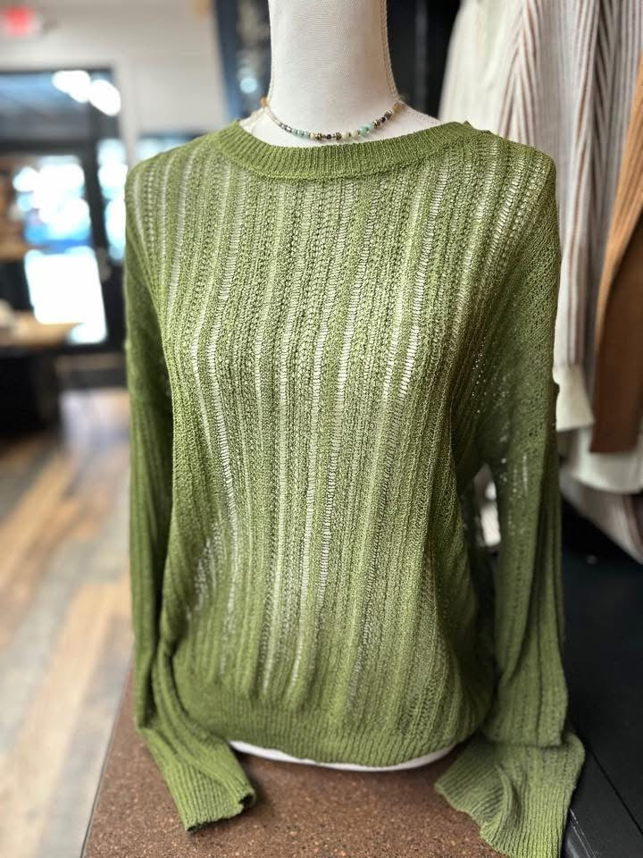 Drop Should Sweater - Moss