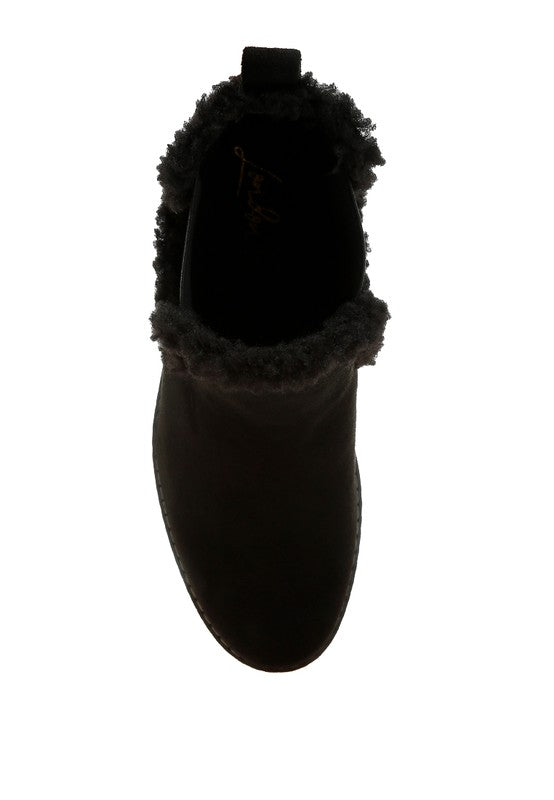 Thunderhoof Faux Fur Lined Chelsea Boots