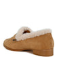 Allie Fur Trim Suede Loafers